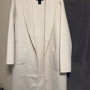 Elegant White Women's Coat